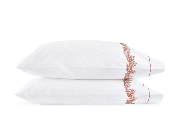 Atoll Standard Pillowcase-Pair Bedding Style Matouk Hacienda 
