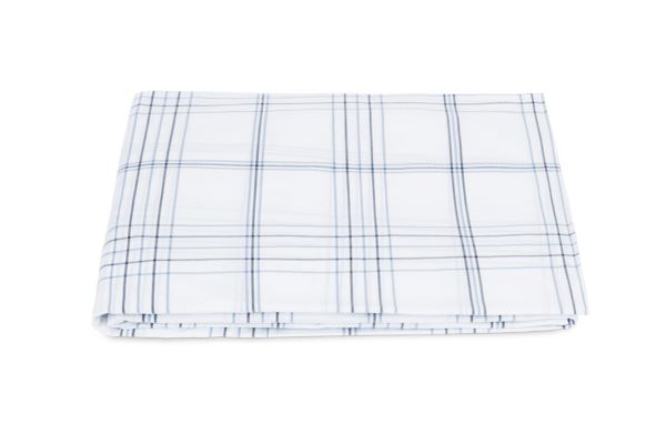 August Plaid Cal King Fitted Sheet Bedding Style Matouk 