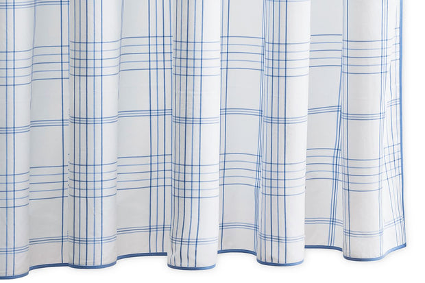 August Plaid Shower Curtain Shower Curtains Matouk 