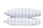 August Plaid Standard Pillowcases- Pair Bedding Style Matouk 