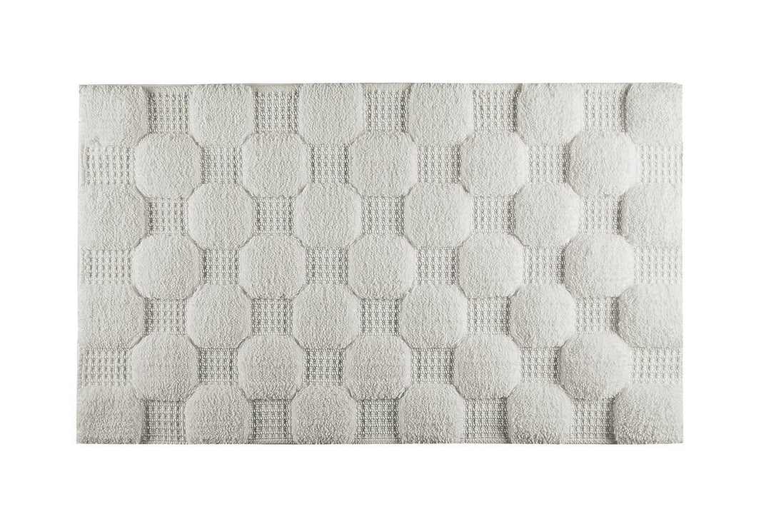 Aura Bath Rug 24x39 Bath Rug Graccioza Fog 