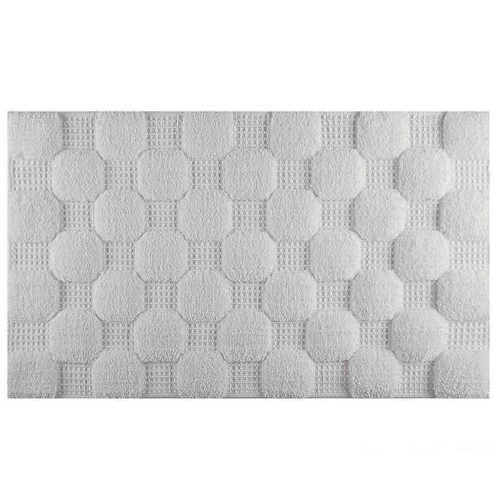 Aura Bath Rug 24x39 Bath Rug Graccioza Silver 