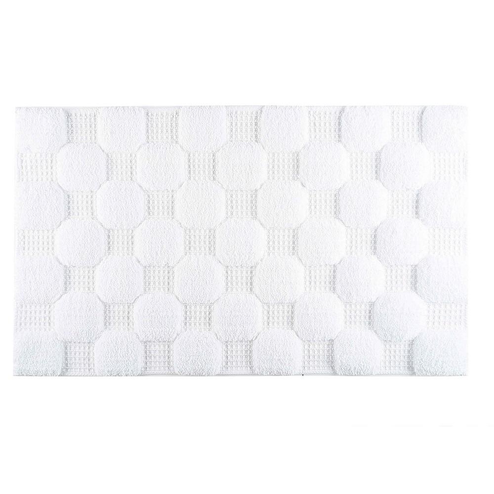 Aura Bath Rug 24x39 Bath Rug Graccioza White 