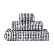 Aura Guest Towel - set of 2 Bath Linens Graccioza Silver 