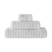 Aura Guest Towel - set of 2 Bath Linens Graccioza White 