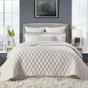 Avalon Queen Coverlet Bedding Style Orchids Lux Home Beige 
