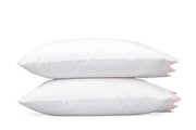 Aziza Standard Pillowcase- Single Bedding Style Matouk Pink 