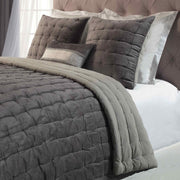 Bailey King Quilt Bedding Style Orchids Lux Home Mink 