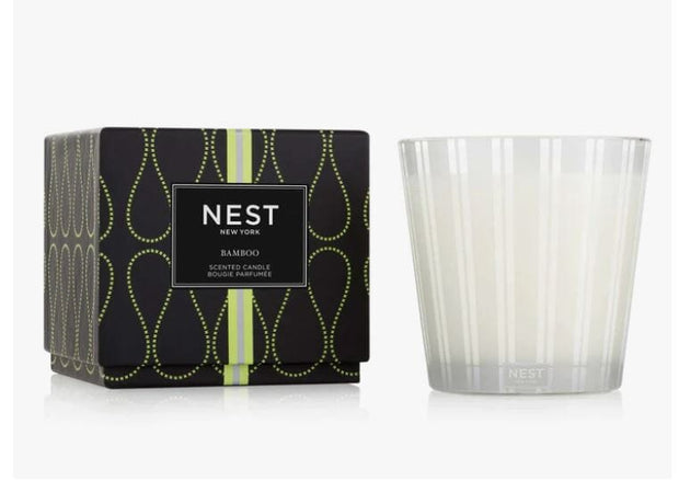 Bamboo 3-wick Candle Candle Nest 