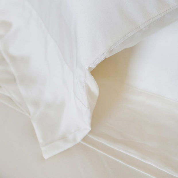 Bamboo King Sheet Set Bedding Style Pom Pom at Home Ivory 