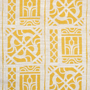 Bamboo Lattice Pillow 22x22 Linens & Bedding Ann Gish Yellow 