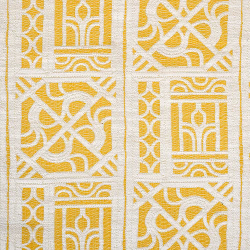 Bamboo Lattice Pillow 24x14 Linens & Bedding Ann Gish Yellow 