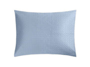 Basketweave Boudoir Sham Bedding Style Matouk Hazy Blue 