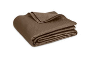 Basketweave King Quilt Bedding Style Matouk Mocha 