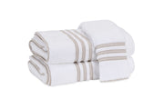 Beach Road Bath Sheet Bath Linens Matouk Tan Stripe 