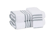 Beach Road Bath Towel Bath Linens Matouk Green Stripe 