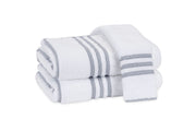 Beach Road Guest Towel Bath Linens Matouk Navy Stripe 