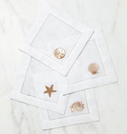 Table Linens - Beachcomber Cocktail Napkins - Set Of 4