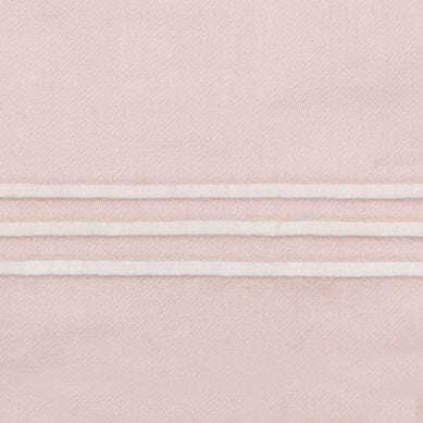 Bel Tempo Nocturne King Flat Sheet Bedding Style Matouk Pink 
