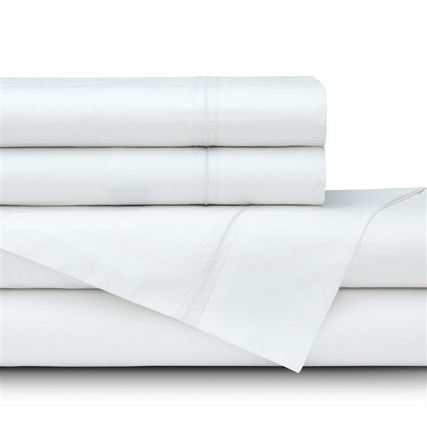 Bella Standard Pillowcase - pair Bedding Style Lili Alessandra White 