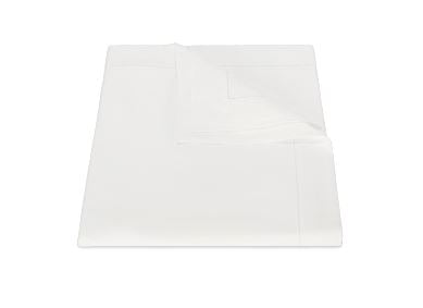 Bergamo Hemstitch King Fitted Sheet Bedding Style Matouk Bone 