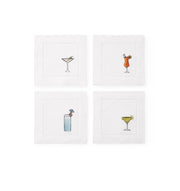 Table Linens - Bevande Cocktail Napkin - Set Of 4