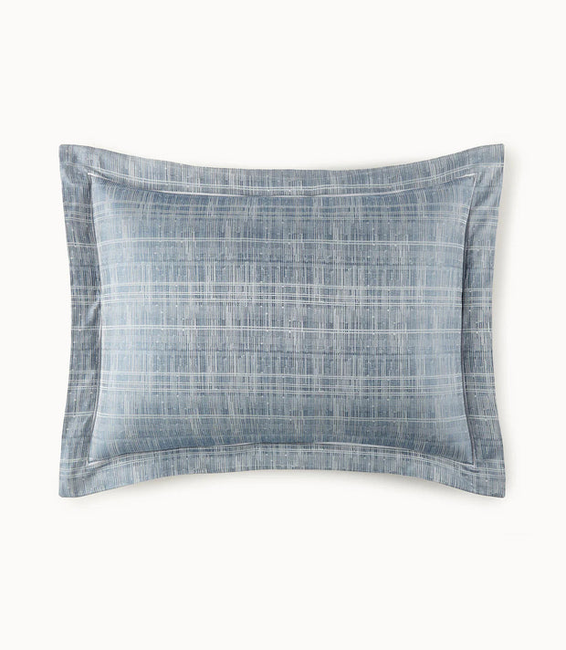 Biagio King Sham Bedding Style Peacock Alley Azure 