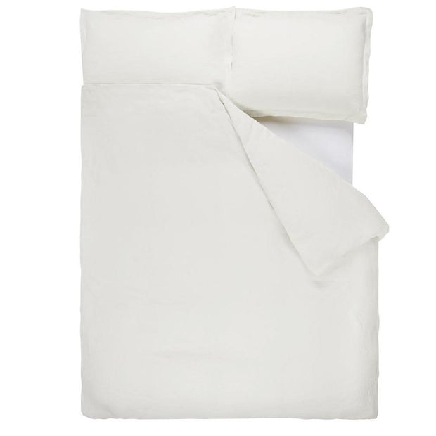 Biella Standard Pillowcase Bedding Style Designer's Guild Ivory 