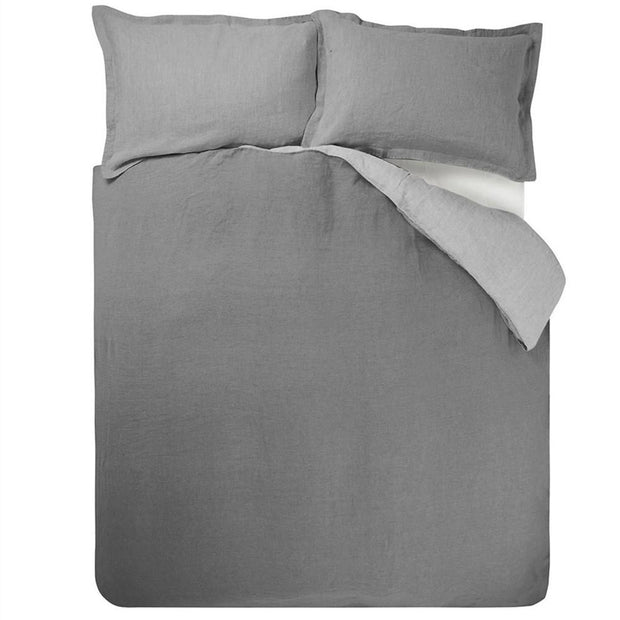 Biella Standard Sham Bedding Style Designer's Guild Pale Gray Dove 