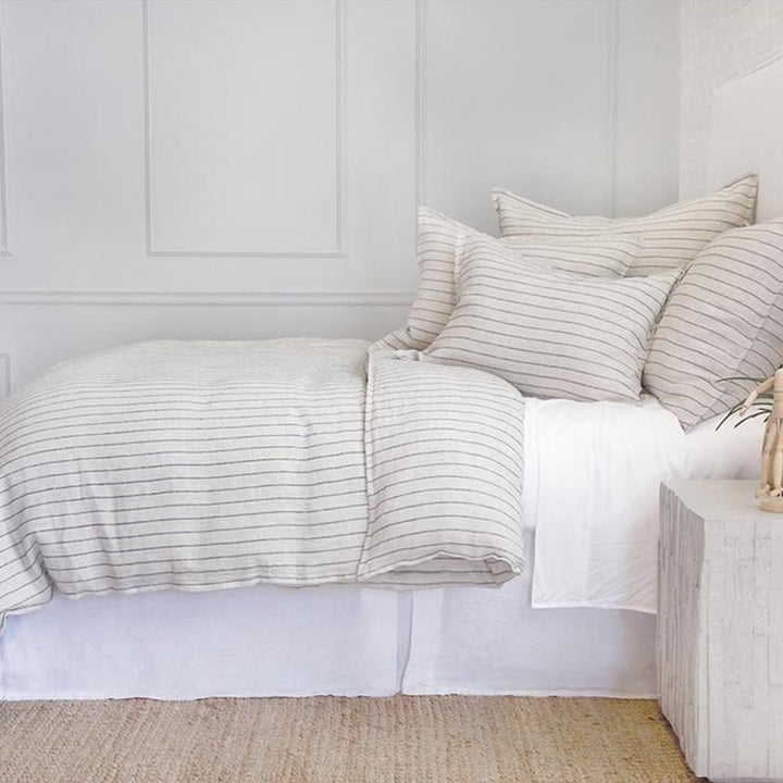 Blake Queen Duvet Cover Bedding Style Pom Pom at Home 