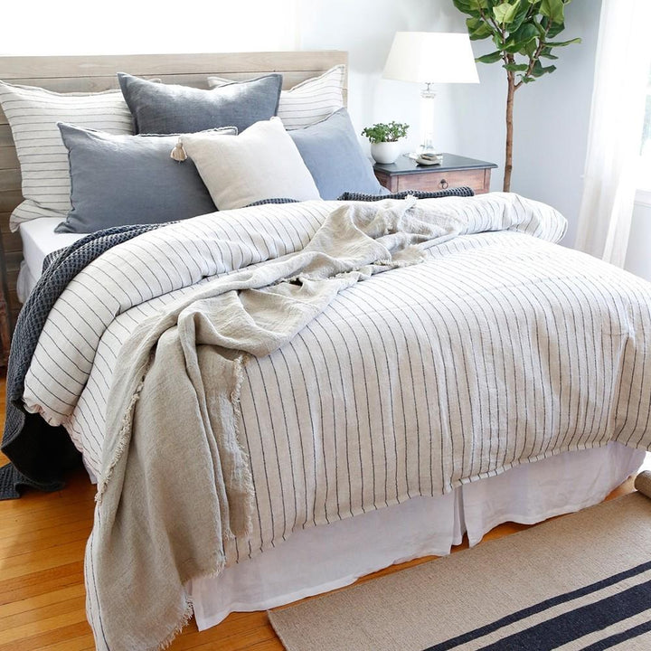 Blake Queen Duvet Cover Bedding Style Pom Pom at Home 