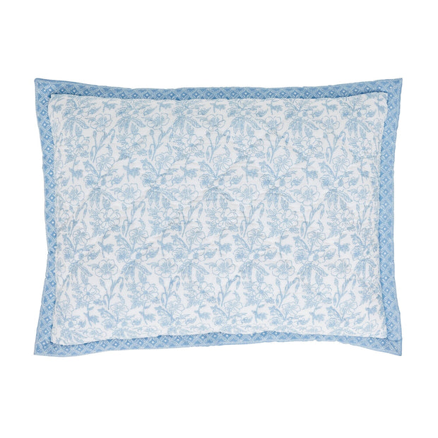 Bliss Euro Sham - each Bedding Style Orchids Lux Home Aqua 
