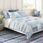 Block Print Coverlet, King Bedding Style Pine Cone Hill 