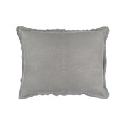 Bloom Euro Pillow Bedding Style Lili Alessandra Light Grey 