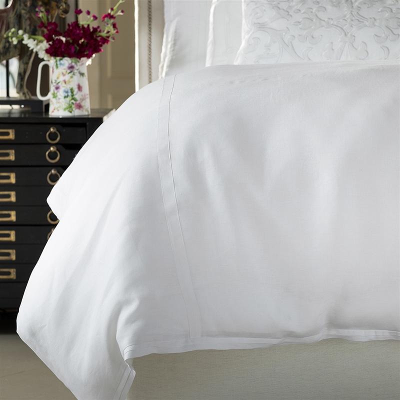 Bloom King Duvet Cover Bedding Style Lili Alessandra White