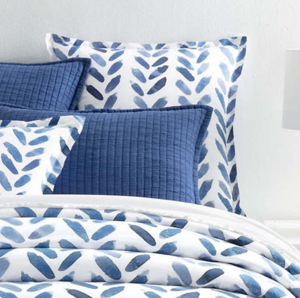 Bedding Style - Blue Brush Euro Sham