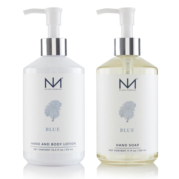 Blue Soap and Lotion Set Body Care Niven Morgan 