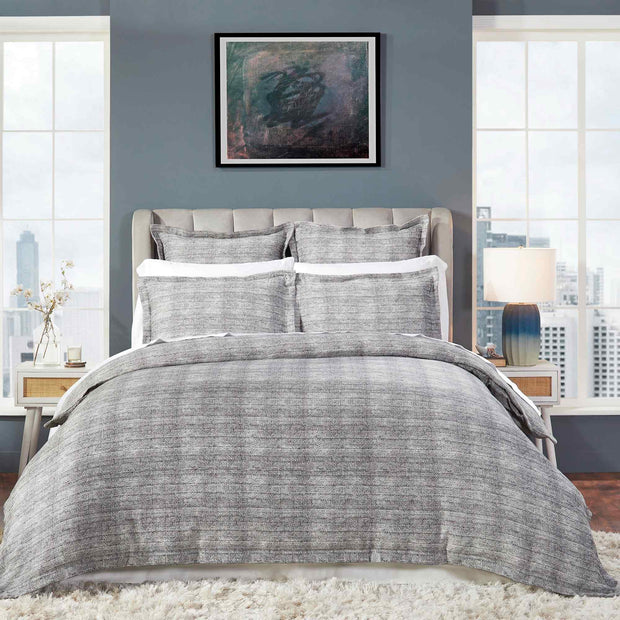 Bronte King Duvet Cover Bedding Style Orchids Lux Home Charcoal 