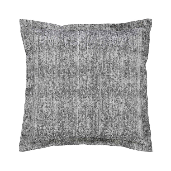 Bronte Standard Shams - pair Bedding Style Orchids Lux Home Charcoal 