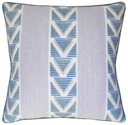 Burton Stripe 22" Pillow Decorative Pillow Ryan Studio Blue 
