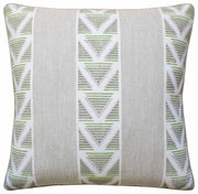 Burton Stripe 22" Pillow Decorative Pillow Ryan Studio Lavender Sage 