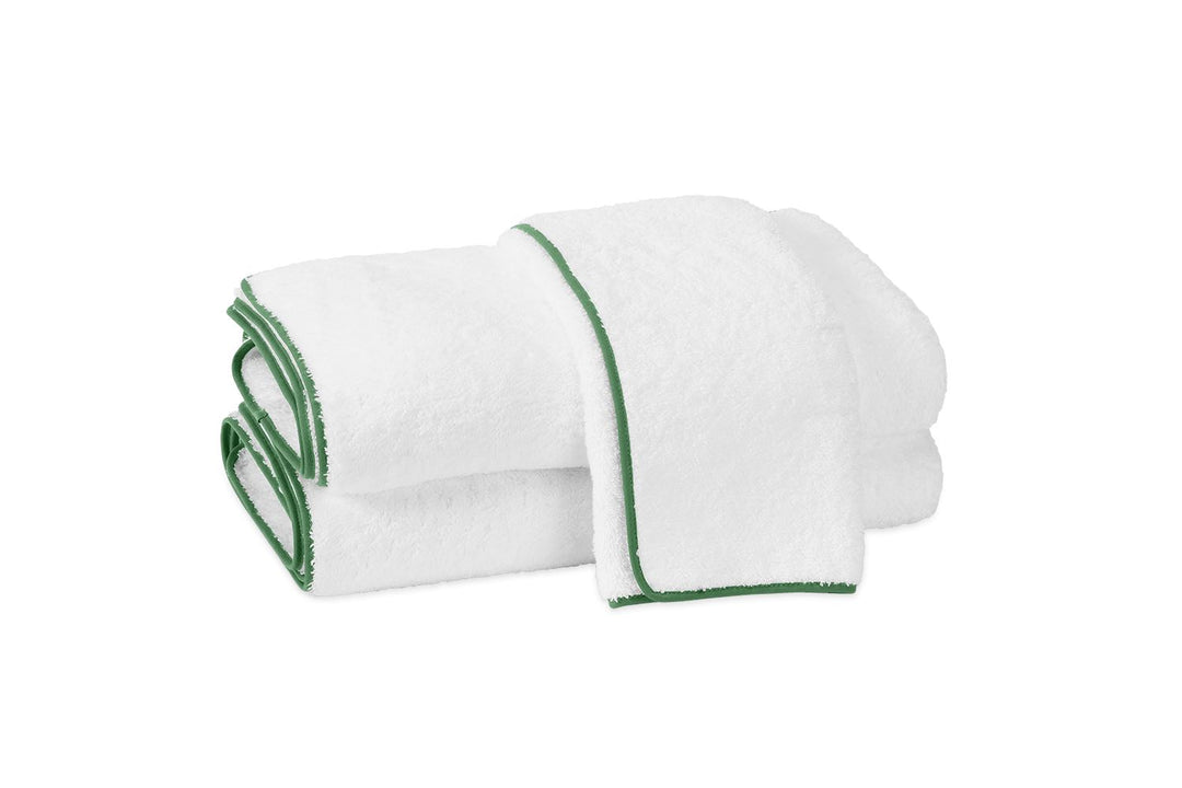 Cairo Bath Sheet Bath Linens Matouk White Palm 