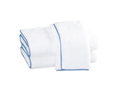 Cairo Guest Towel Bath Linens Matouk White Azure 