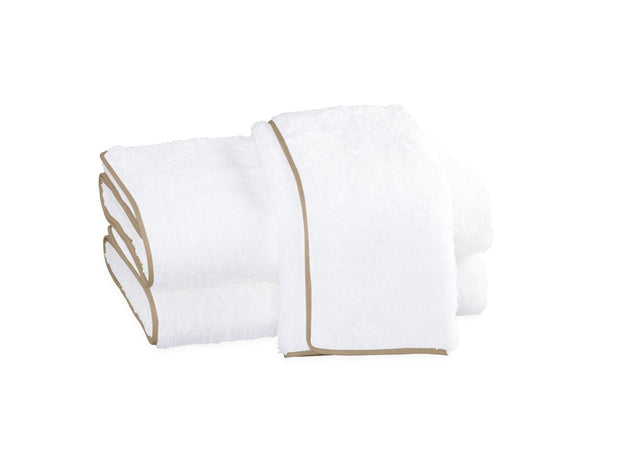 Cairo Hand Towel Bath Linens Matouk White Linen 