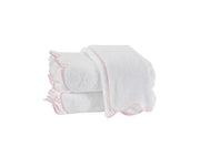 Cairo Scallop Bath Sheet Bath Linens Matouk Pink 