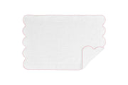 Cairo Scallop Tub Mat Bath Linens Matouk Pink 