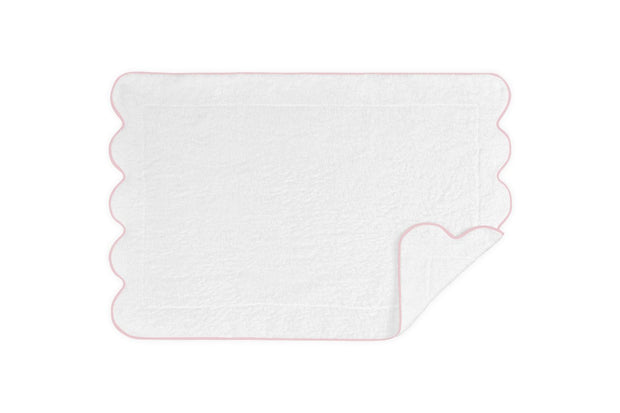 Cairo Scallop Tub Mat Bath Linens Matouk Pink 