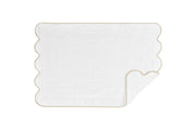 Cairo Scallop Tub Mat Bath Linens Matouk Sand 