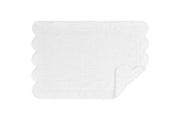 Cairo Scallop Tub Mat Bath Linens Matouk White 