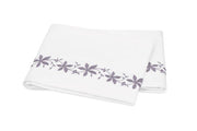 Callista Full/Queen Flat Sheet Bedding Style Matouk Lilac 